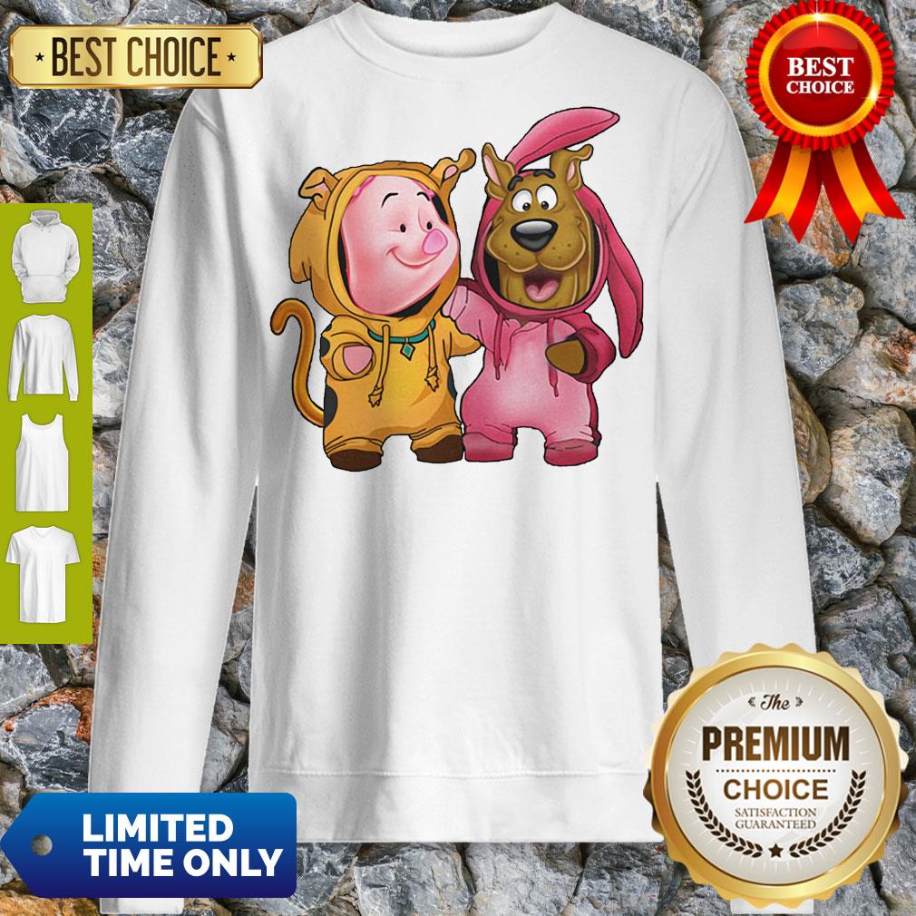 Funny Baby Piglet And Scooby Doo Shirt