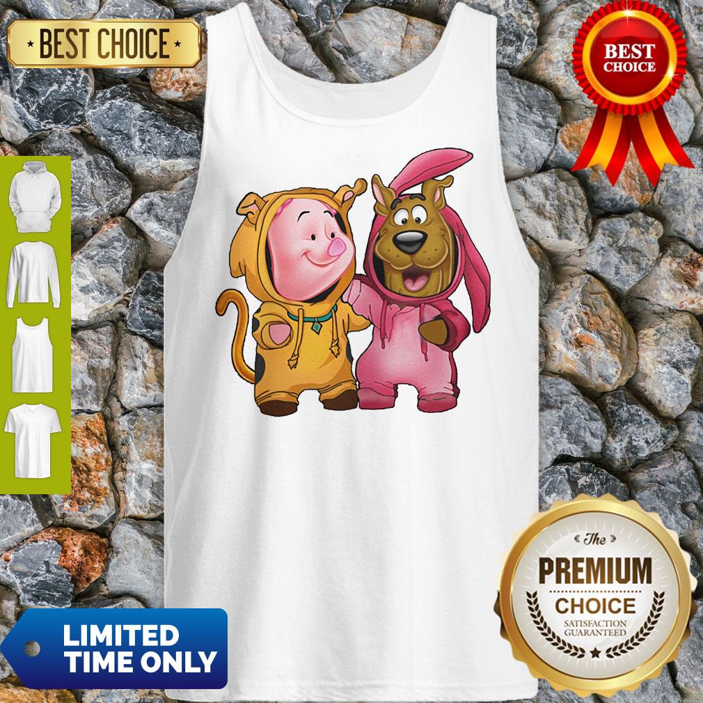 Funny Baby Piglet And Scooby Doo Shirt
