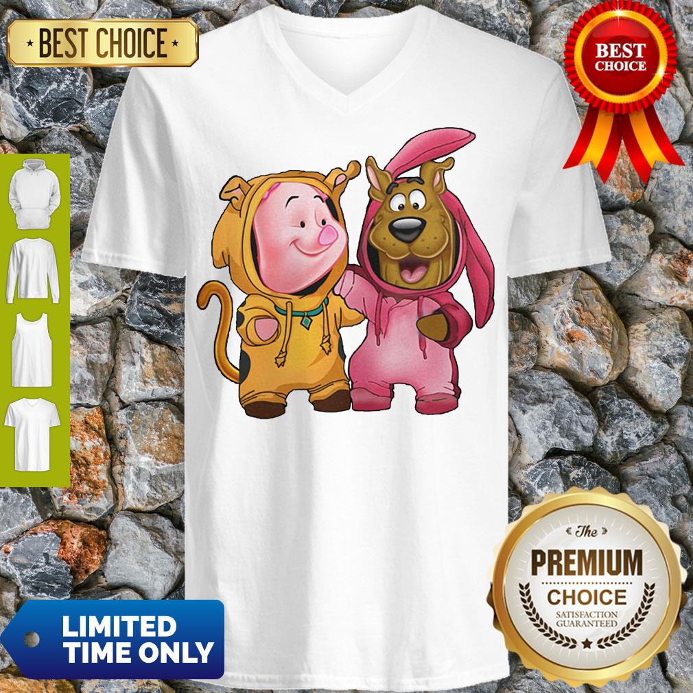 Funny Baby Piglet And Scooby Doo Shirt