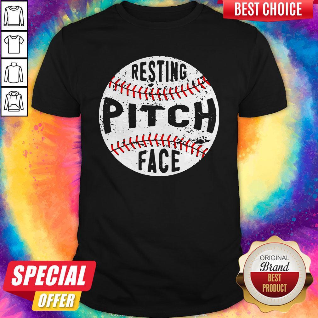 Funny Baseball Resting Pitch Face Shirt