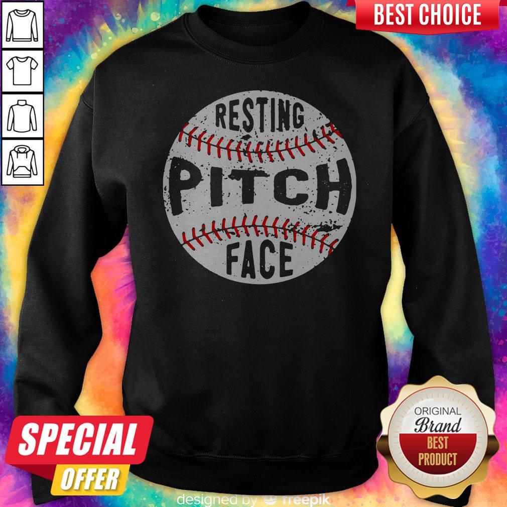 Funny Baseball Resting Pitch Face Shirt