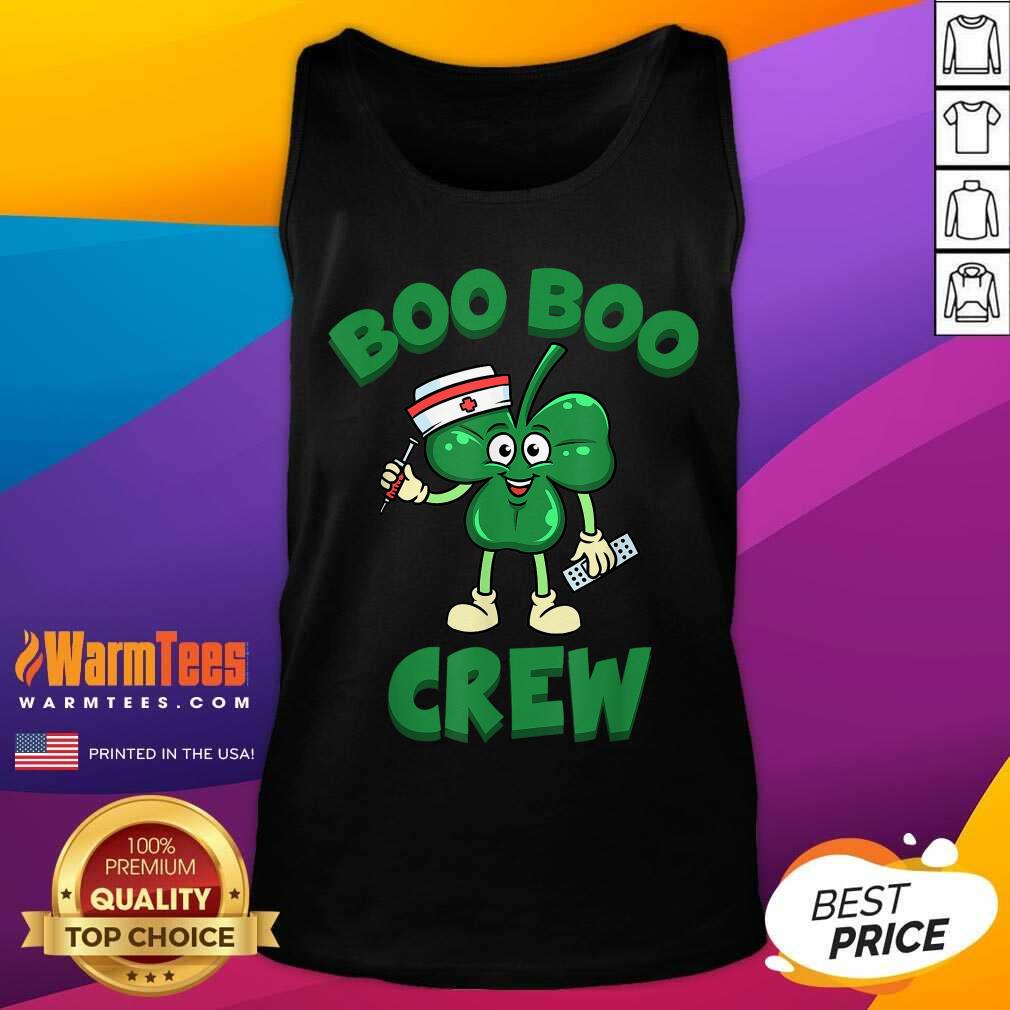 Funny Beautiful St Patricks Day Nurse Boo Boo Crew Green Lucky Gift Shirt