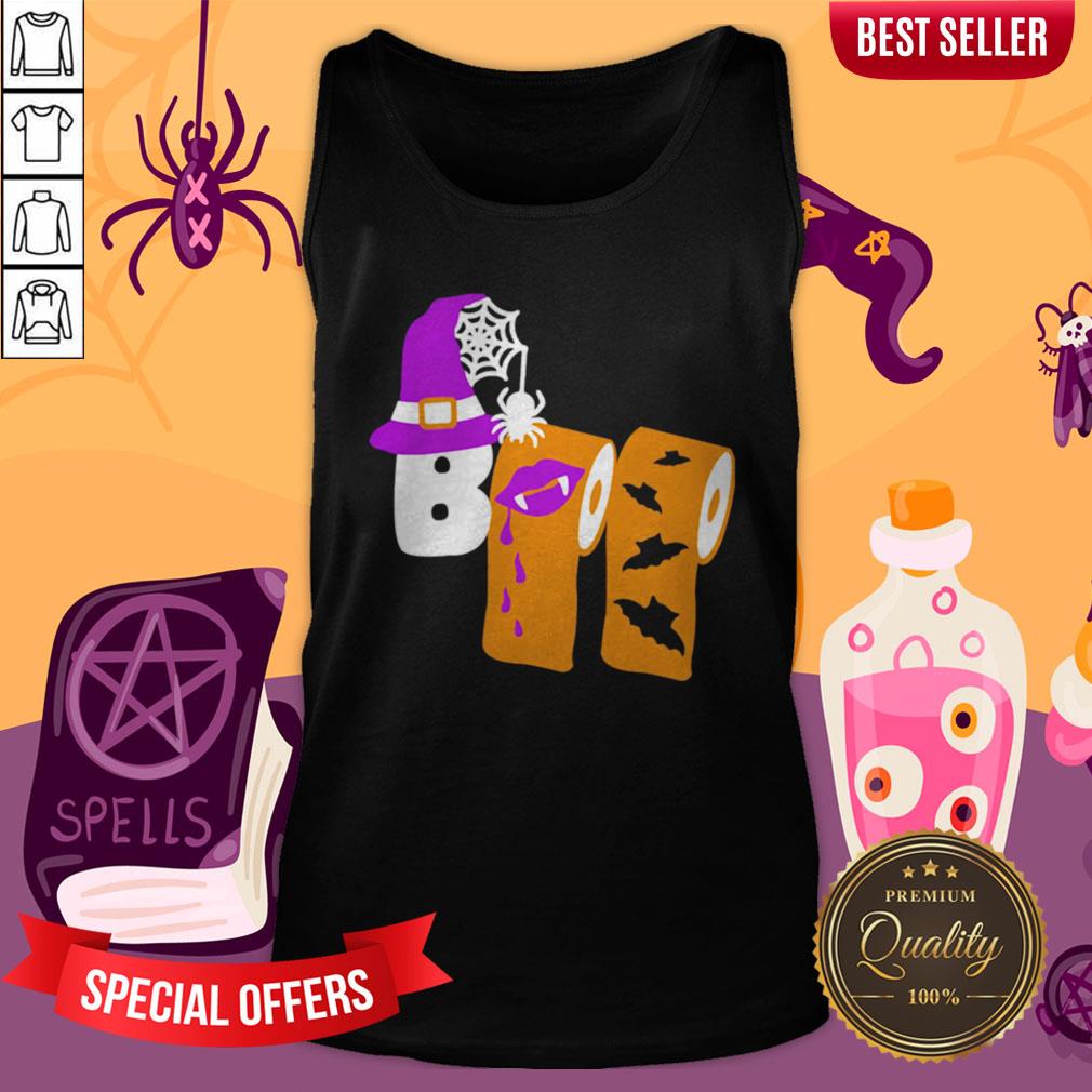 Funny Boo Witch Toilet Halloween Shirt