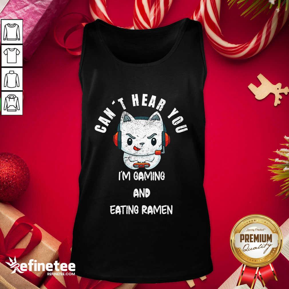 Funny Cat Can’t Hear You I’m Gaming Boyfriend Shirt