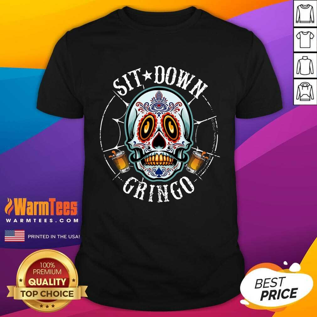 Funny Cinco De Mayo Sit Down Gringo Shirt