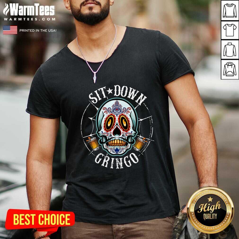 Funny Cinco De Mayo Sit Down Gringo Shirt