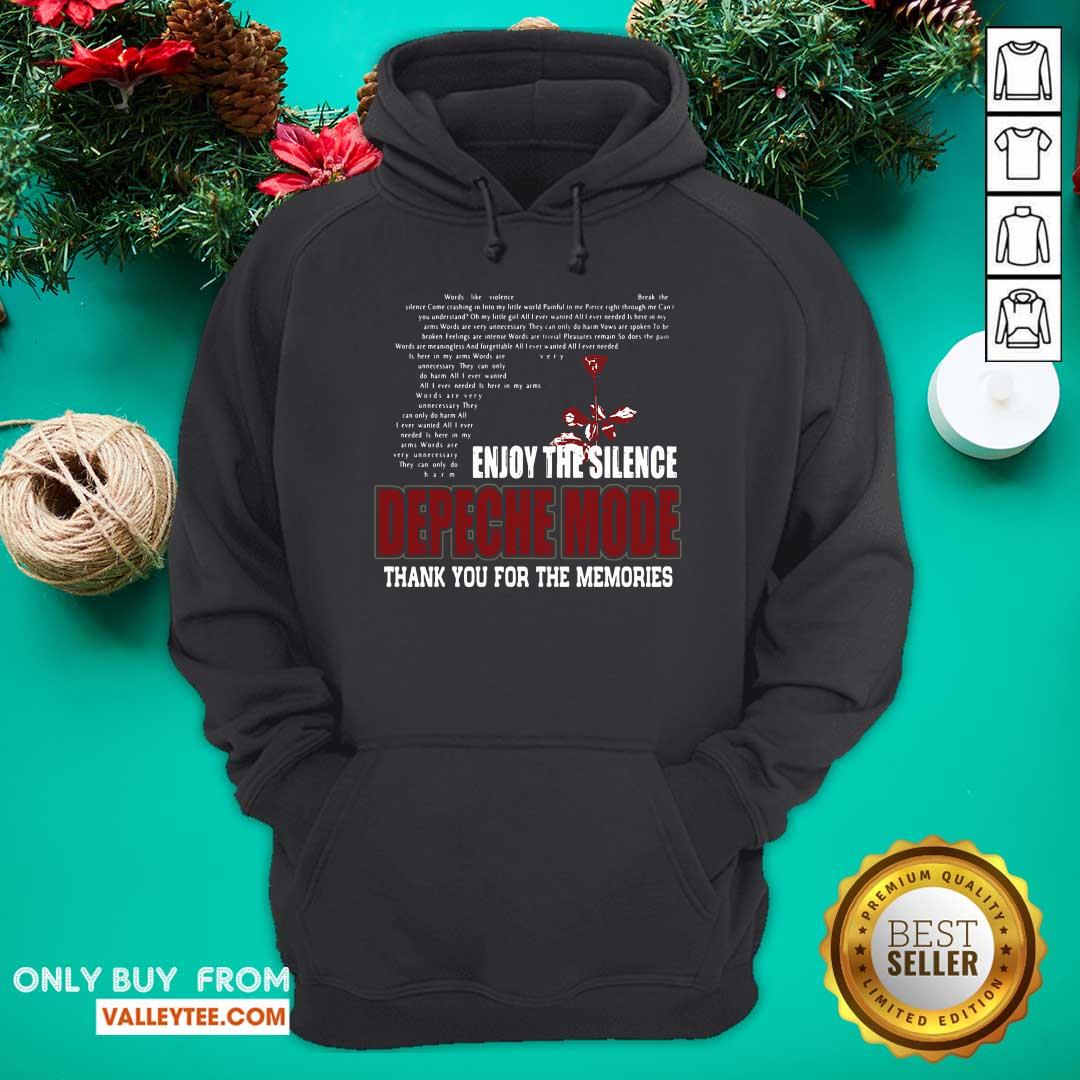 Funny Enjoy The Silence Depeche Mode Thank You For The Memories Shirt