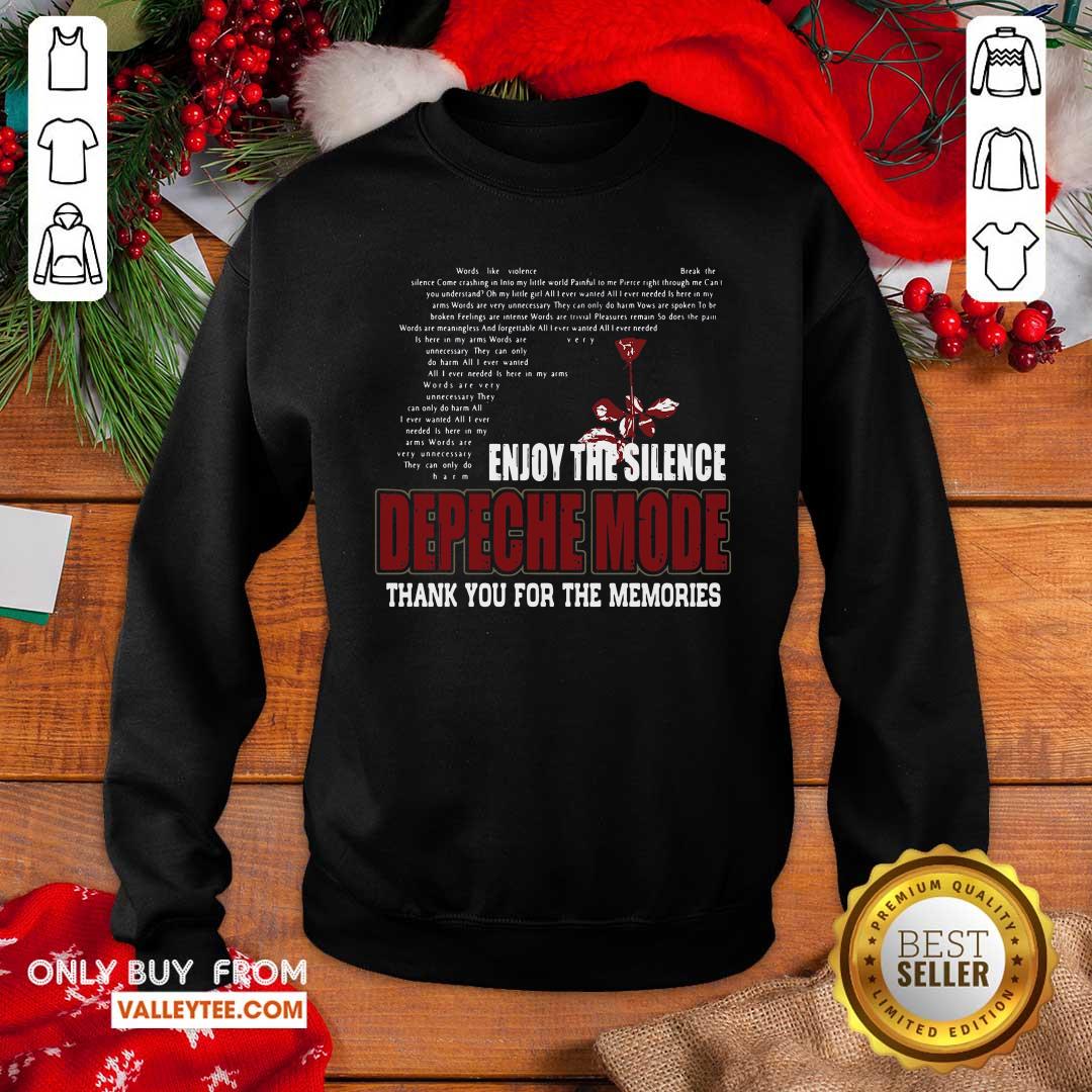 Funny Enjoy The Silence Depeche Mode Thank You For The Memories Shirt