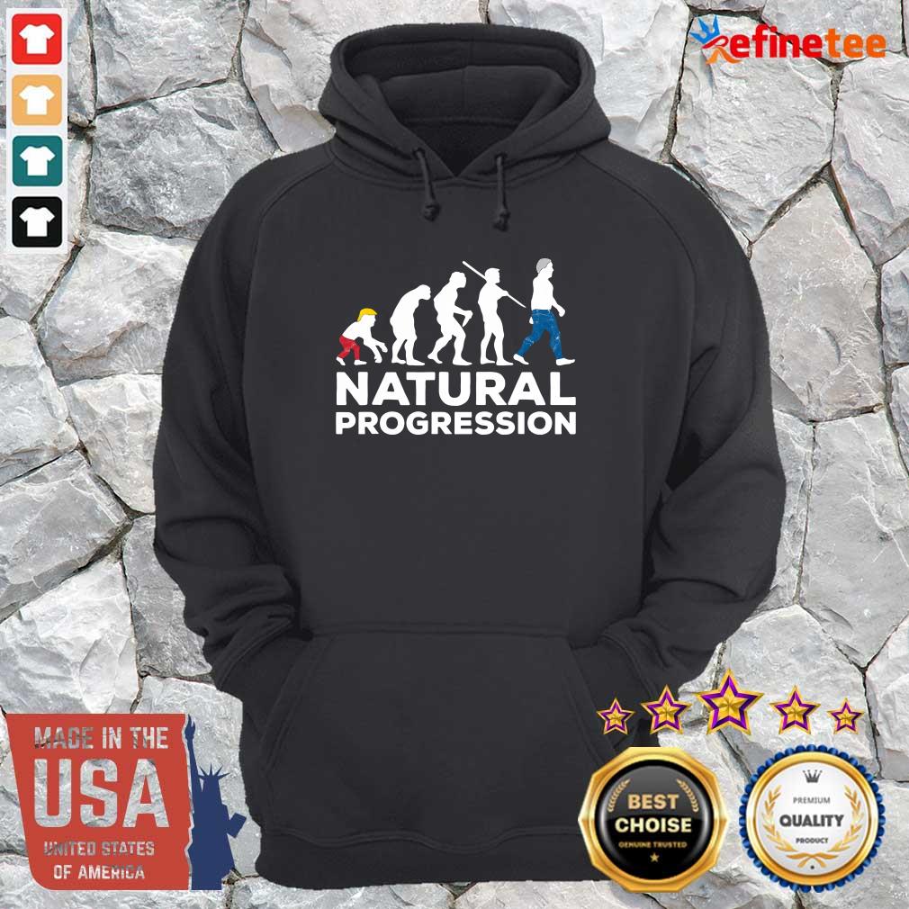 Funny Evolution Anti Trump Natural Progression 2020 Shirt