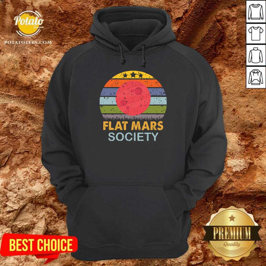 Funny Flat Mars Society Vintage Shirt