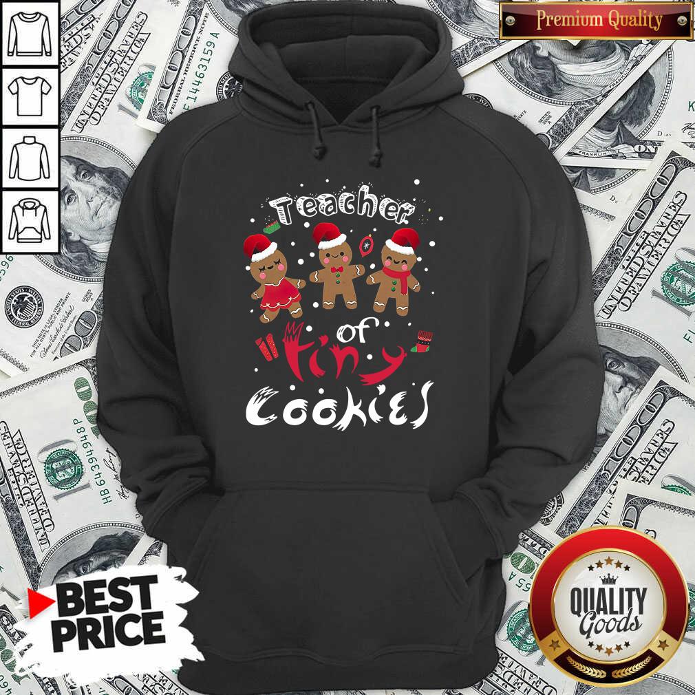 Funny Gingerbeard Teacher Of Tiny Cookies Christmas Shirt