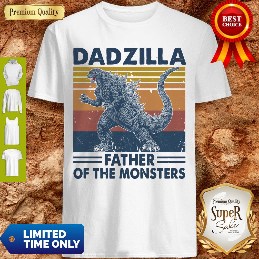 Funny Godzilla Father Of The Monsters Vintage Shirt