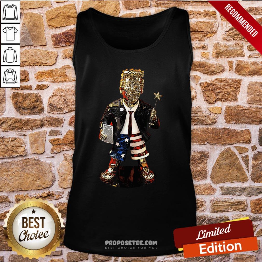 Funny Golden Trump Statue Shirt