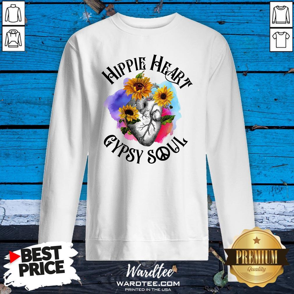 Funny Hippie Heart Gypsy Soul Shirt