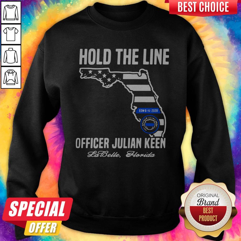 Funny Hold The Line Officer Julian Keen Jabette Florida Shirt