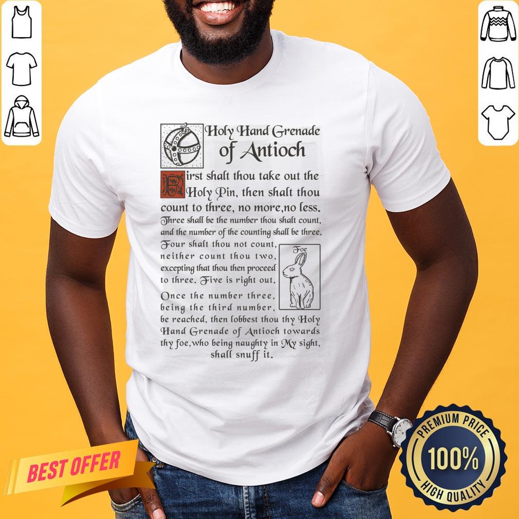 Funny Holy Hand Grenade Of Antioch Shirt
