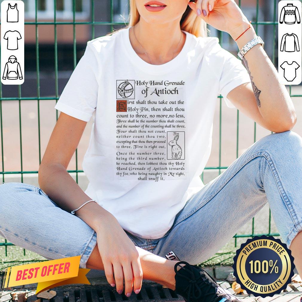 Funny Holy Hand Grenade Of Antioch Shirt