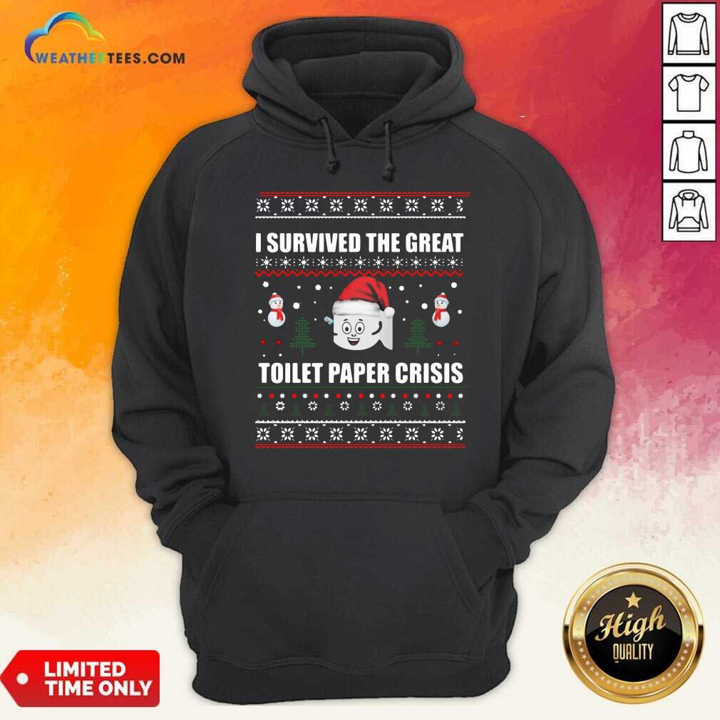 Funny I Survived The Great Toilet Paper Crisis Ugly Christmas Shirt