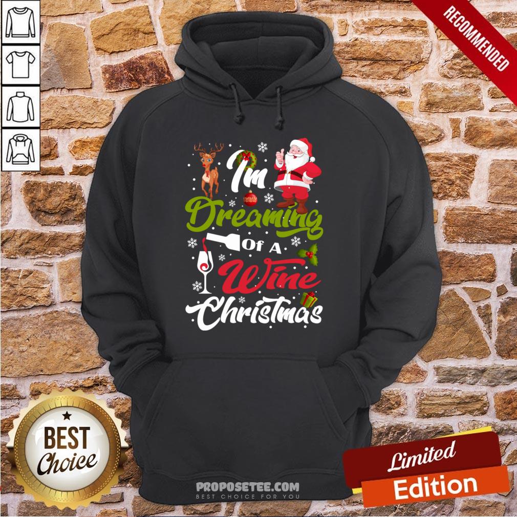 Funny I’m Dreaming Of A Wine Christmas 2020 Shirt