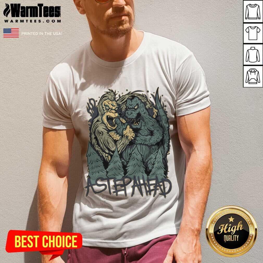 Funny Kong Vs Godzilla Astepahead Shirt
