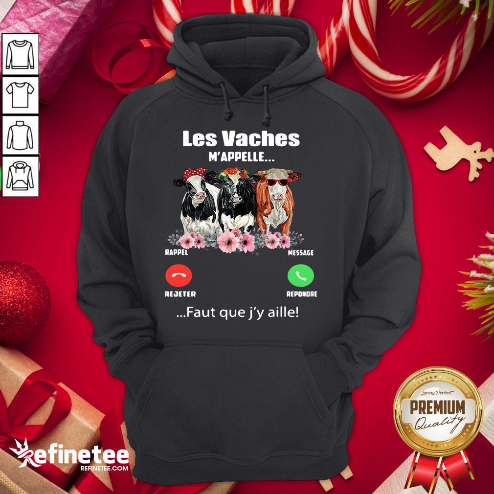 Funny Les Vaches Mappellent Faut Que J'y Aille Shirt