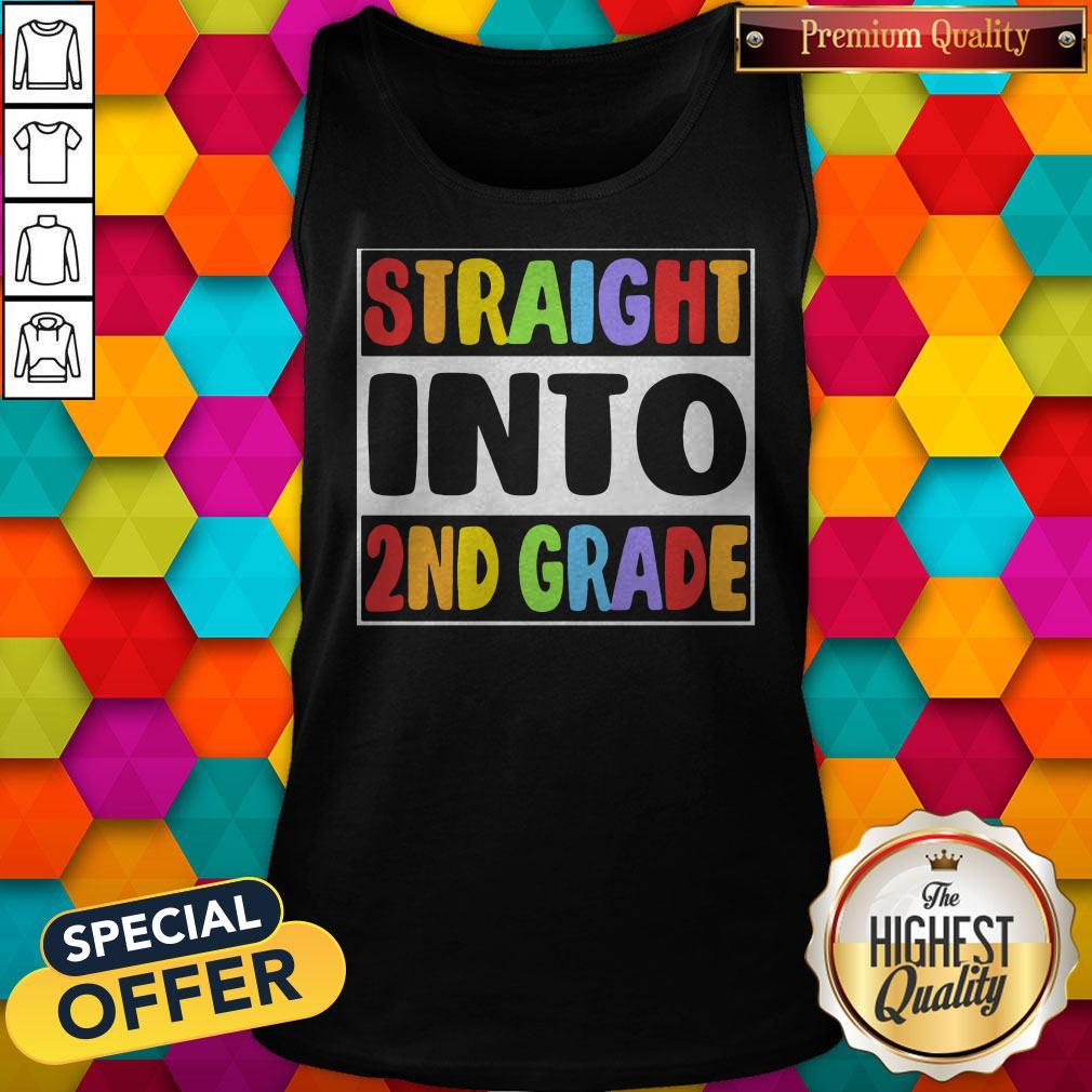 Funny LGBT Straight Into 2nd Grade Shirt