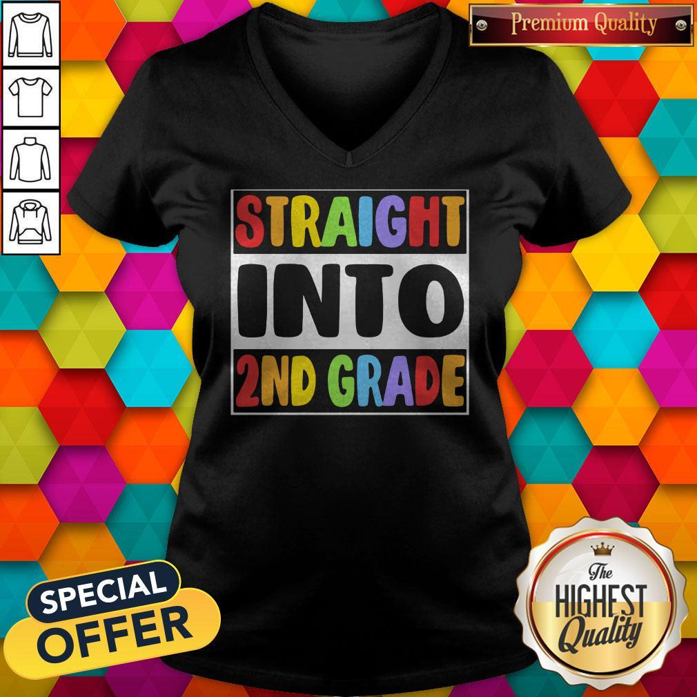 Funny LGBT Straight Into 2nd Grade Shirt