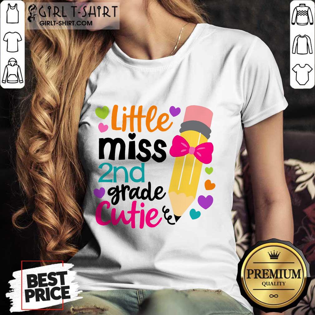 Funny Little Miss 2Nd Grade Cutie Shirt