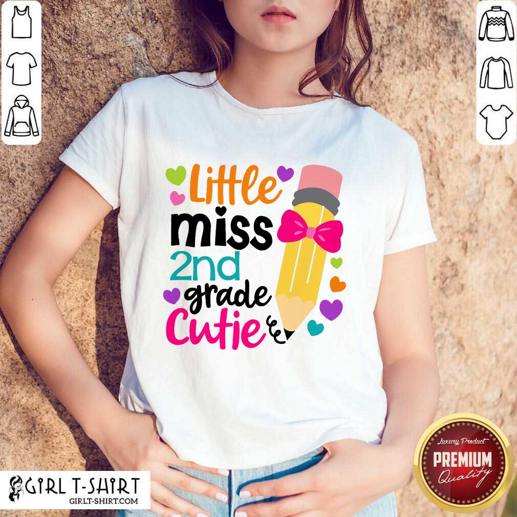 Funny Little Miss 2Nd Grade Cutie Shirt