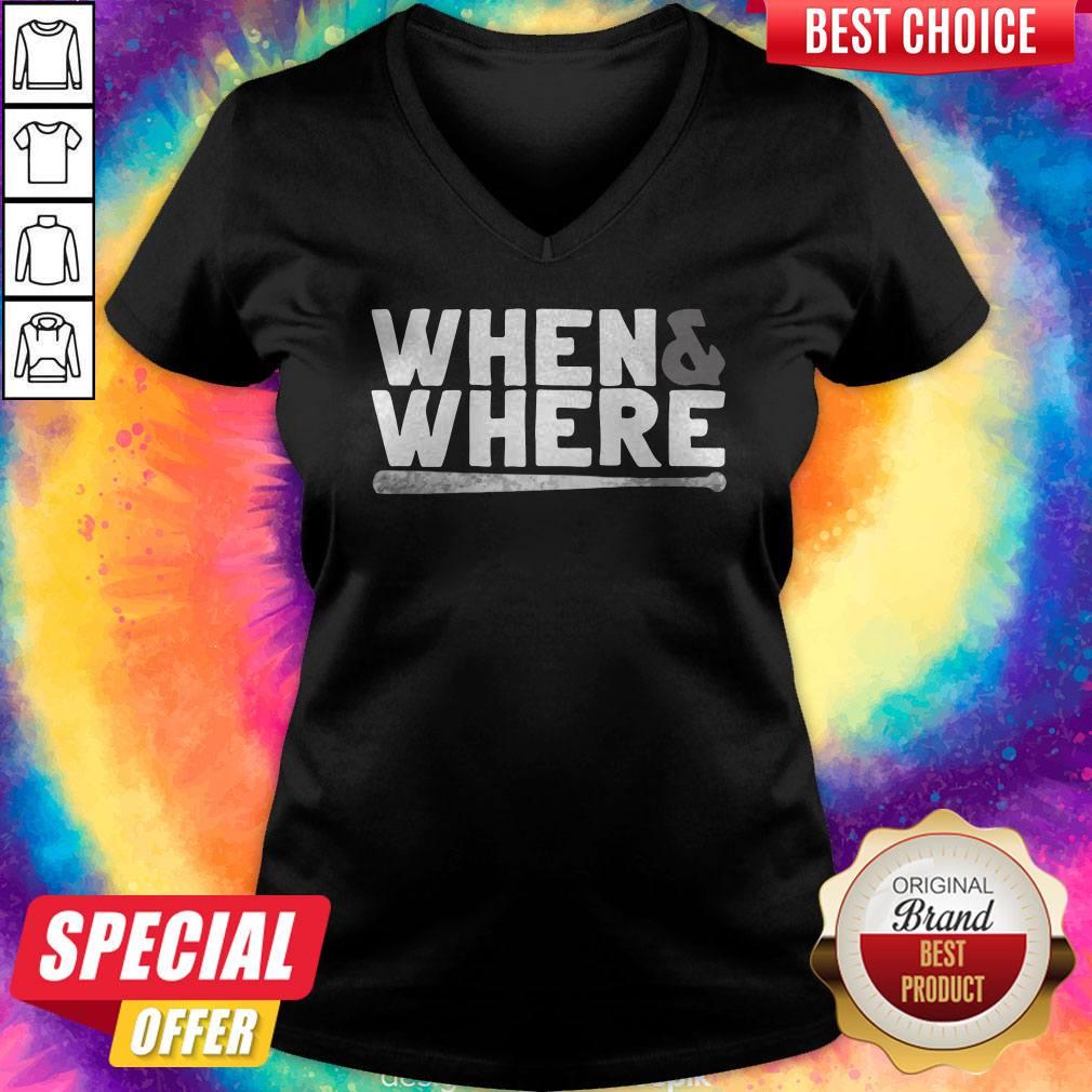 Funny MLBPA When And Where Shirt