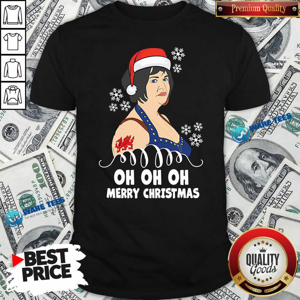 Funny Nessa Jenkins Oh Oh Oh Merry Christmas Shirt