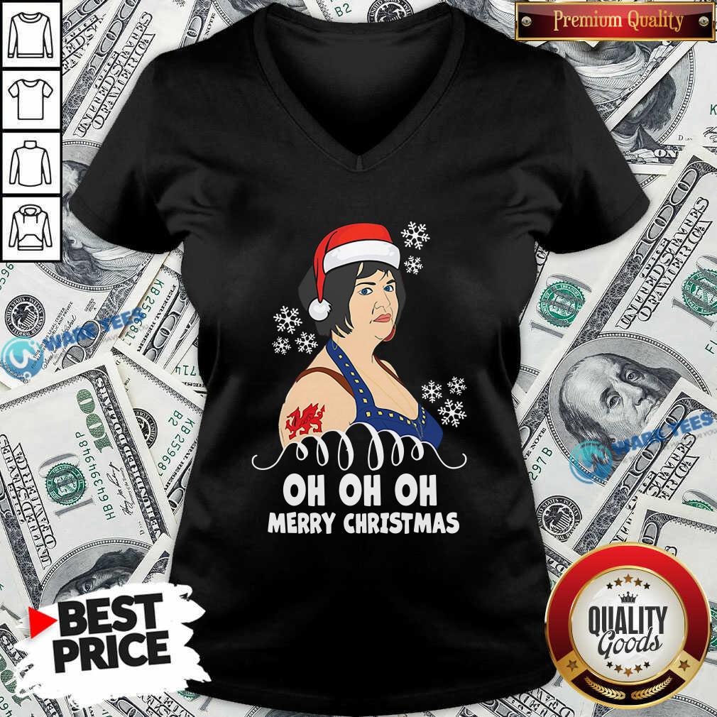 Funny Nessa Jenkins Oh Oh Oh Merry Christmas Shirt