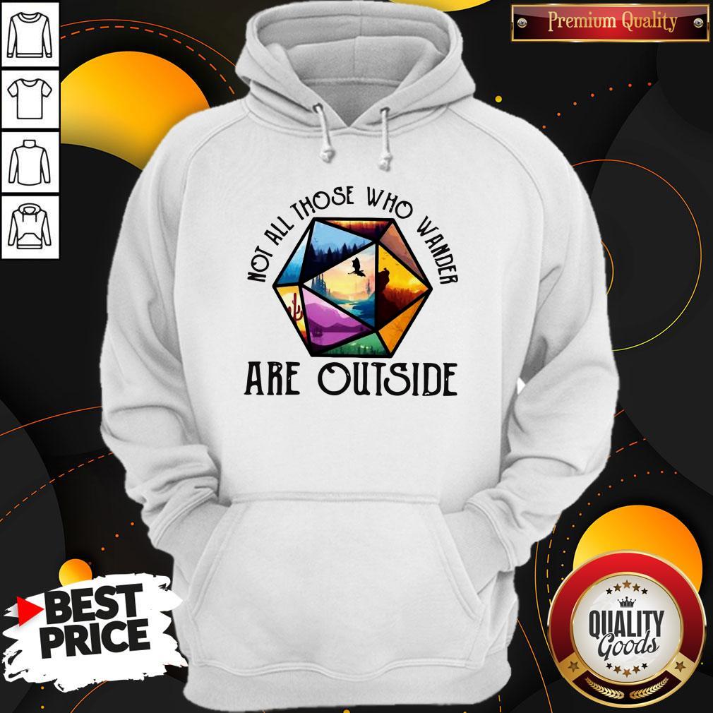 Funny Not All Those Who Wander Are Lost D20 Shirt