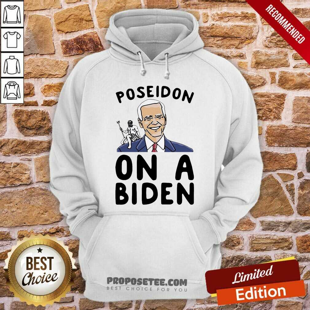 Funny Poseidon On A Biden Parody Shirt