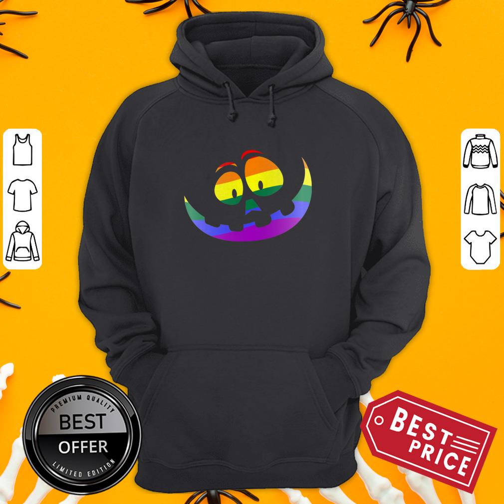Funny Pumpkin Face LGBT Pride Halloween Shirt