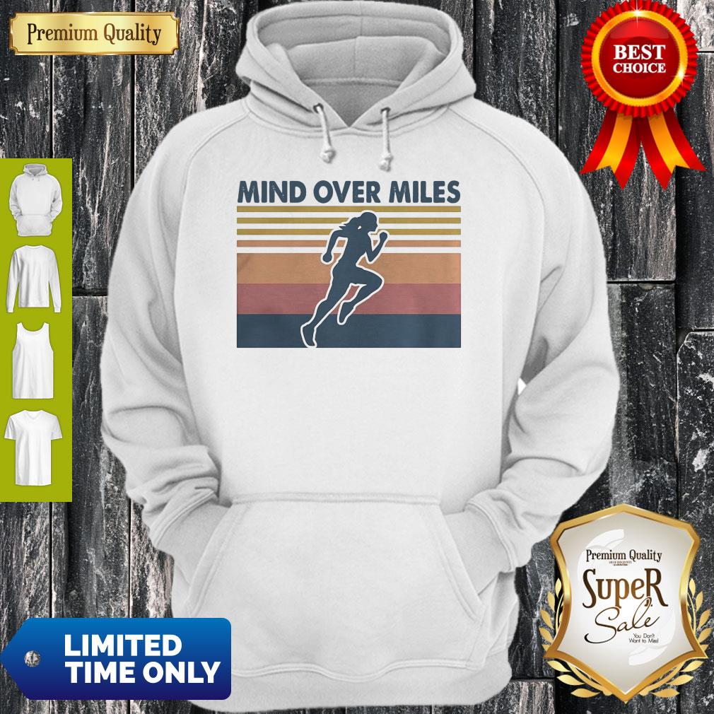 Funny Running Mind Over Miles Vintage Shirt