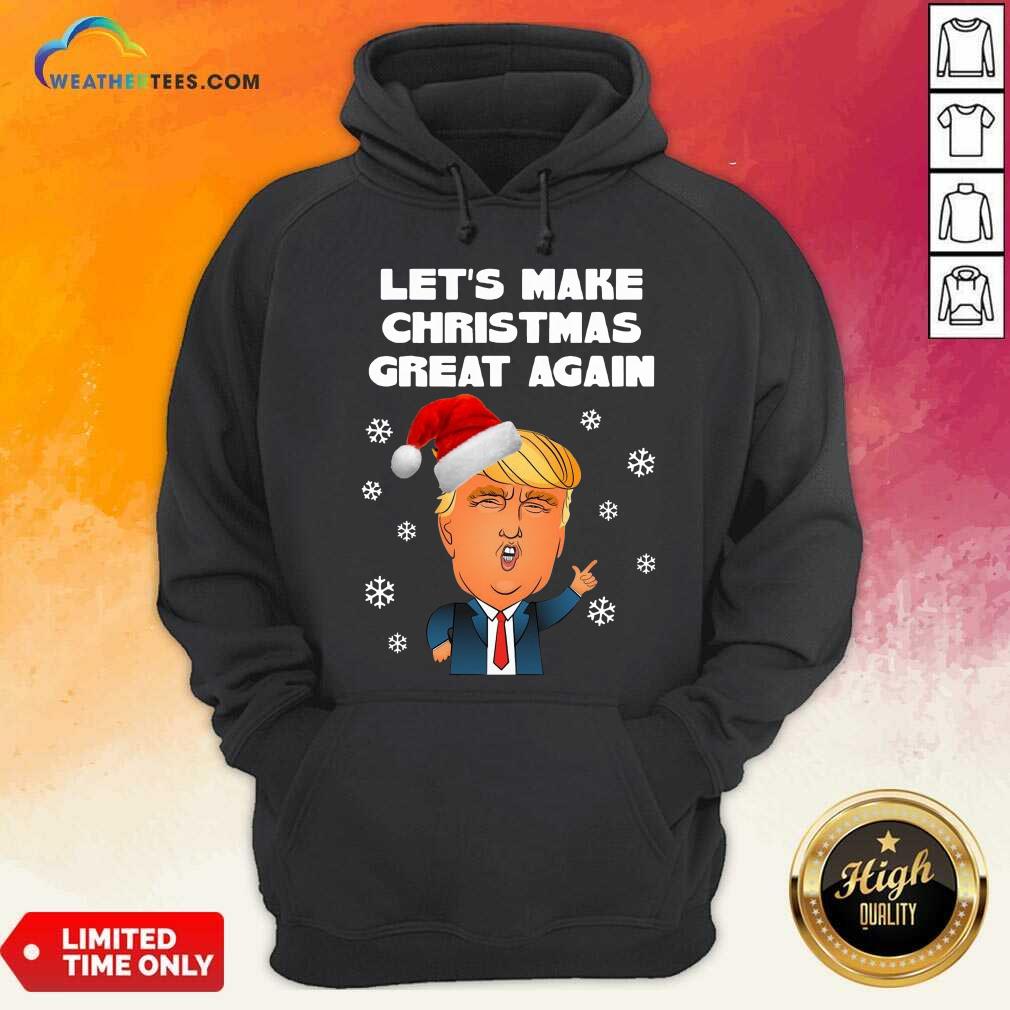 Funny Santa Donald Trump Let’s Make Christmas Great Again Shirt