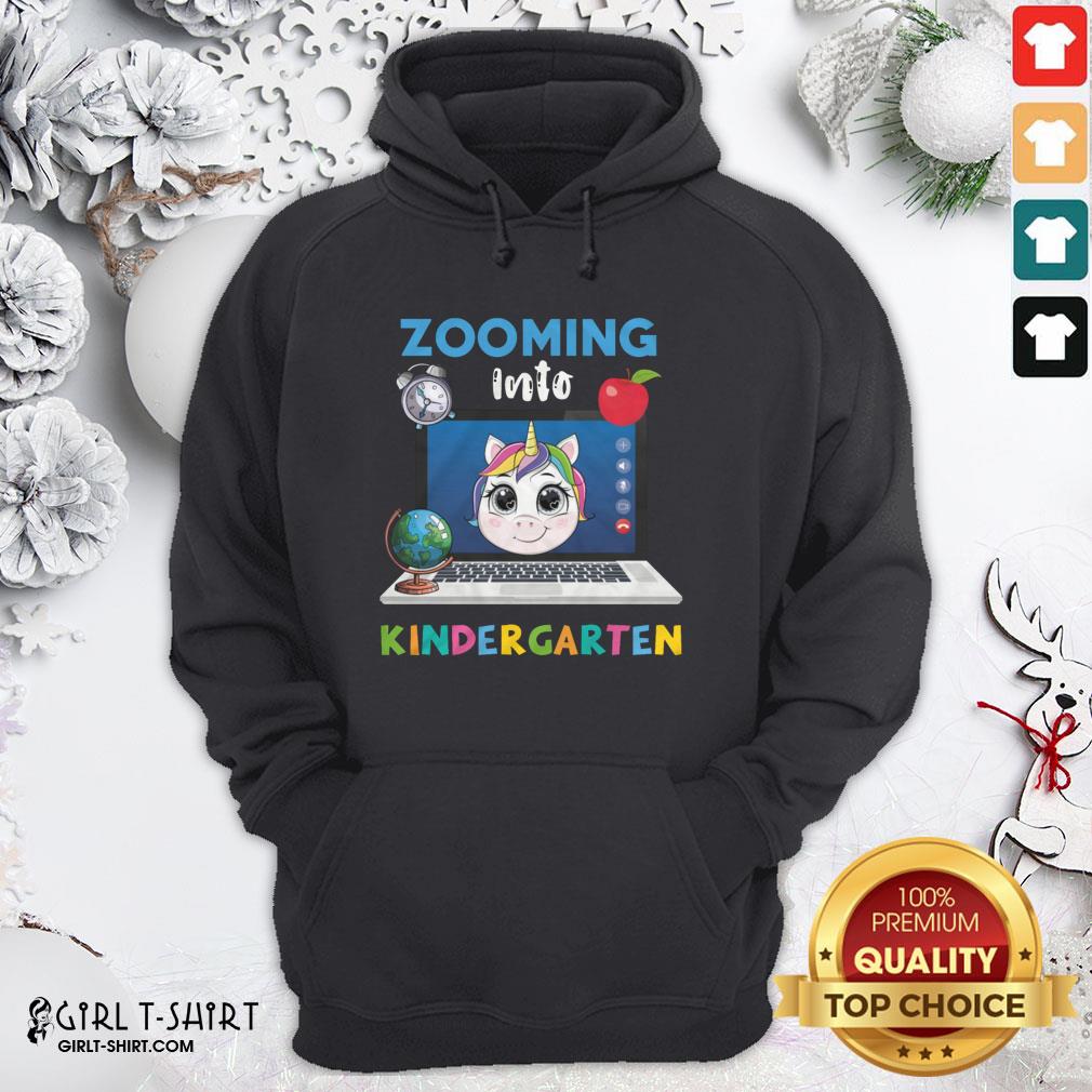 Funny Senior Zooming Into Kindergarten Shirt
