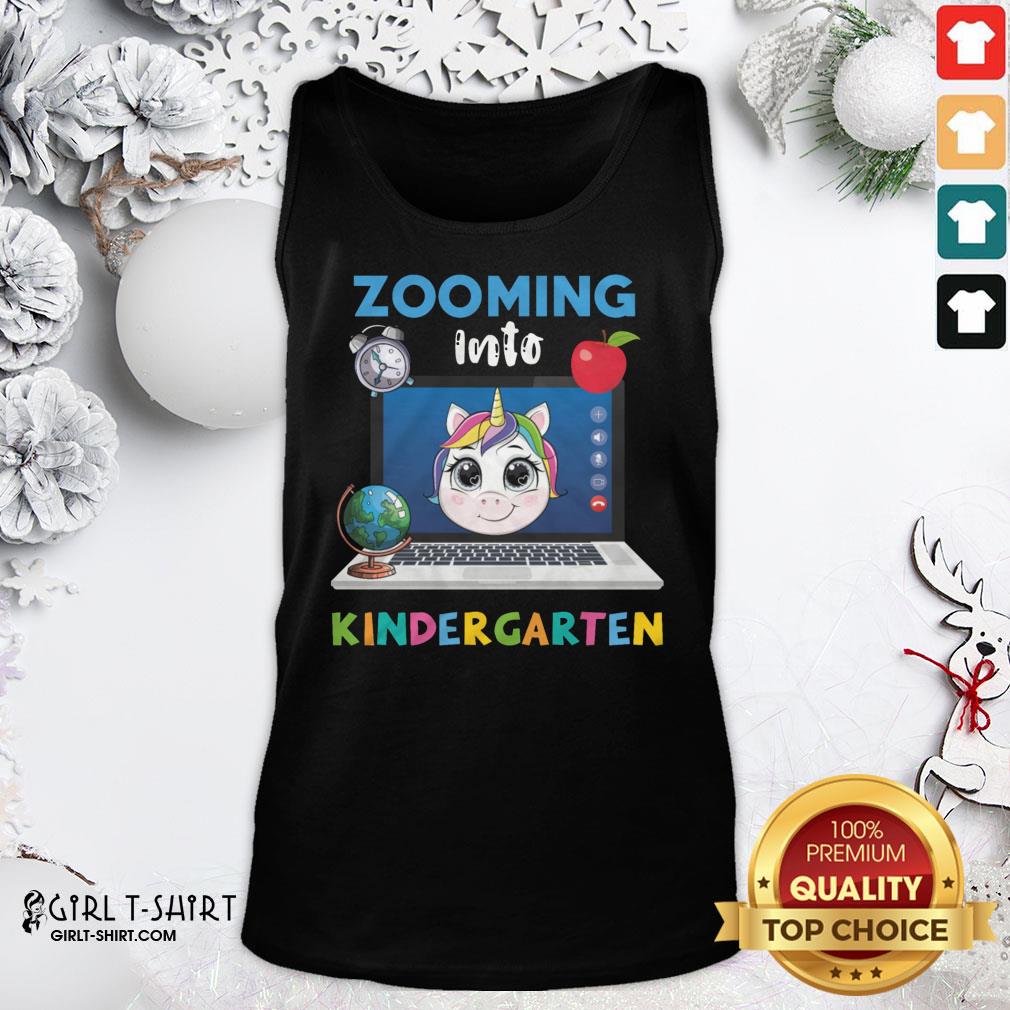 Funny Senior Zooming Into Kindergarten Shirt