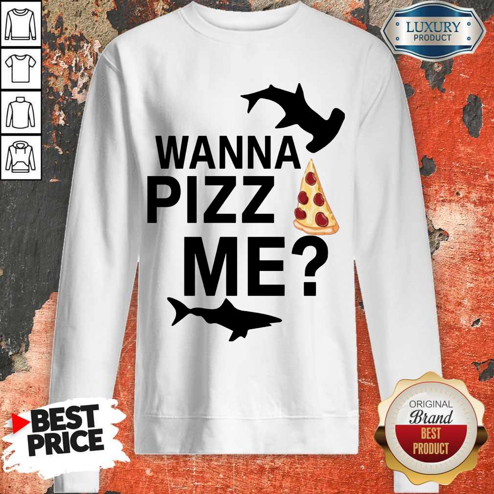 Funny Shark You Wanna Pizza Me Shirt