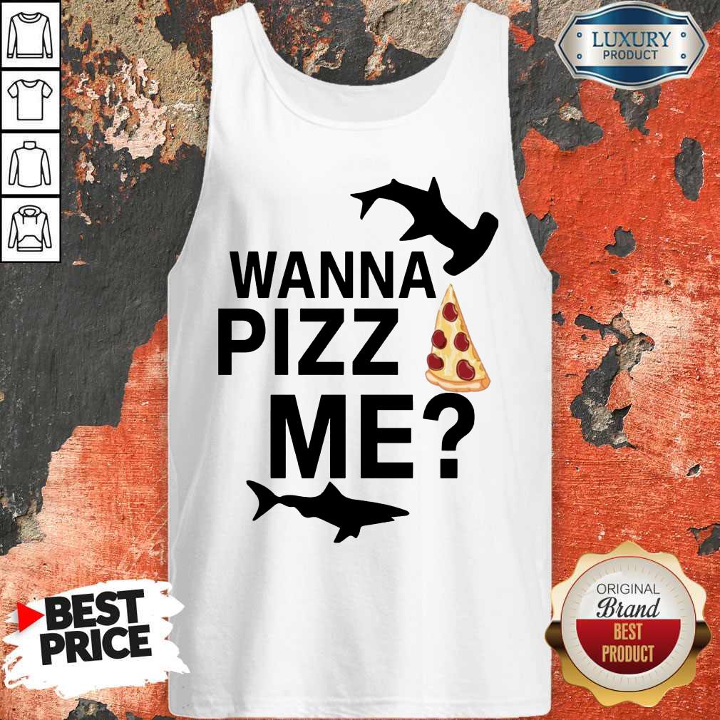 Funny Shark You Wanna Pizza Me Shirt