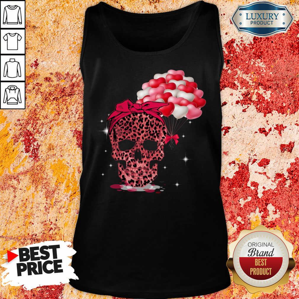 Funny Skull Valentine Balloon Shirt