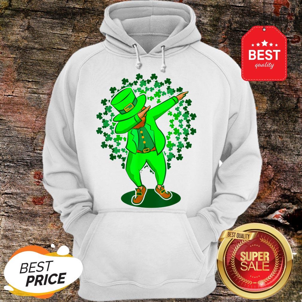 Funny St Patricks Day Dabbing Leprechaun Dab Dance Green Shirt