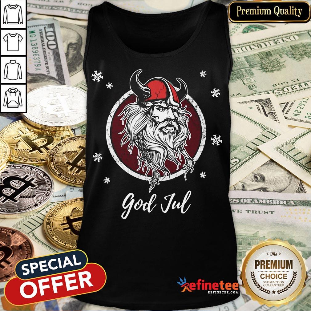 Funny Sweden Viking God Jul Shirt