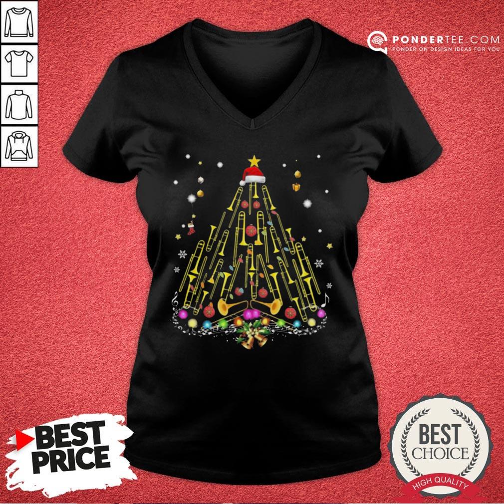 Funny Trumpet Merry Christmas Shirt