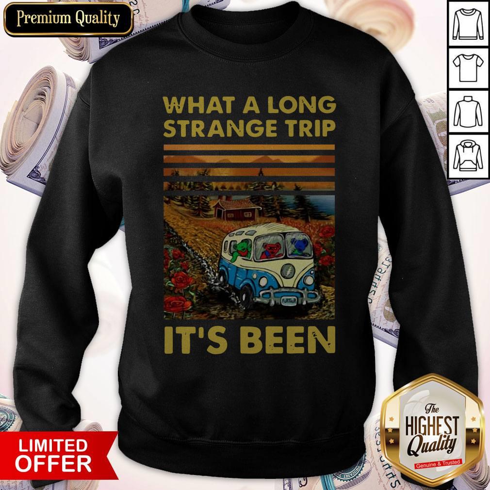 Funny What A Long Strange Trip It’s Been Vintage Shirt
