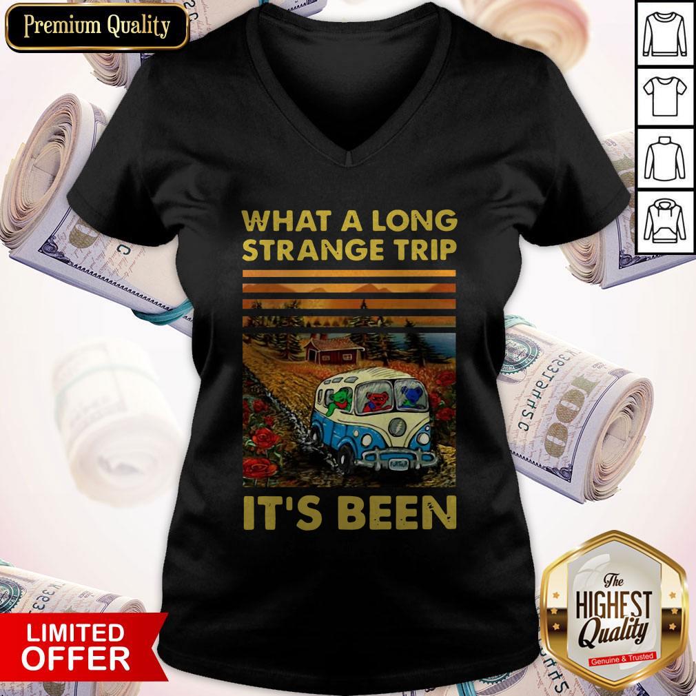Funny What A Long Strange Trip It’s Been Vintage Shirt