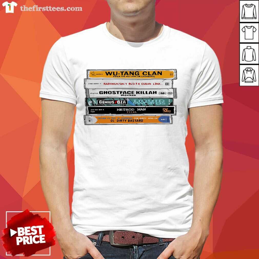 Funny Wu-tang Sticker The Wu Tapes Hand Illustrated Shirt