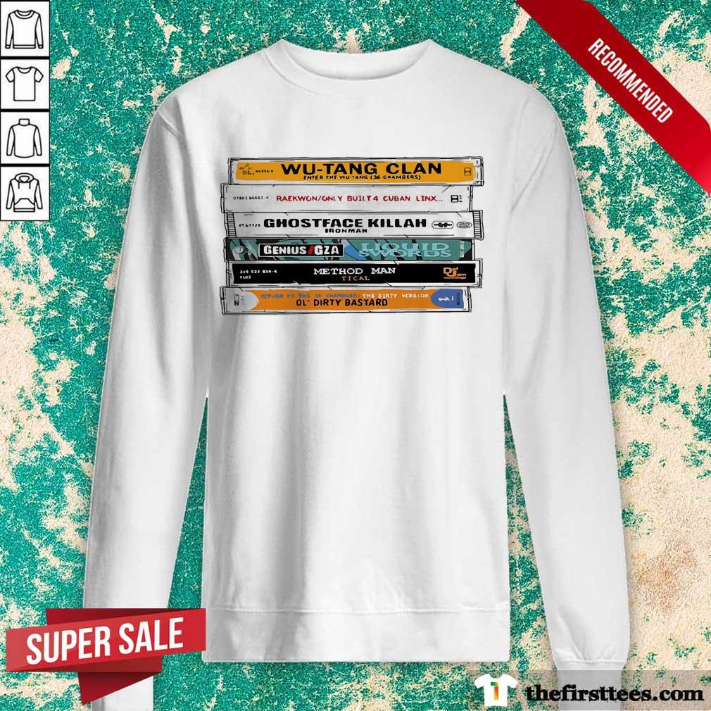 Funny Wu-tang Sticker The Wu Tapes Hand Illustrated Shirt