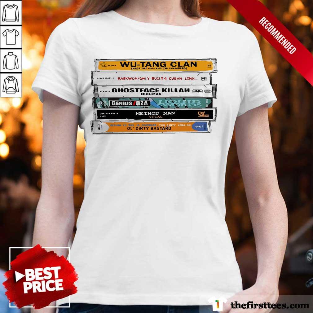 Funny Wu-tang Sticker The Wu Tapes Hand Illustrated Shirt